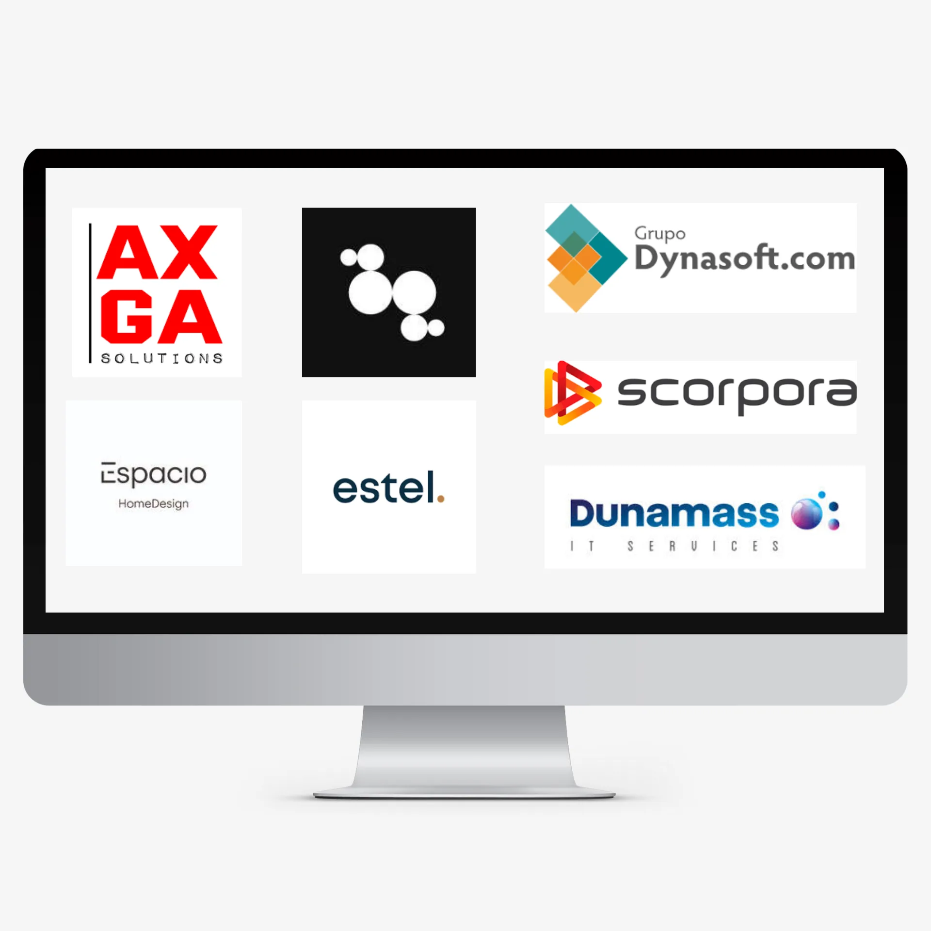 Logotipos de algunos clientes de Jiratek